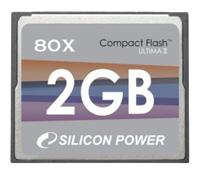 Карта памяти Silicon Power 80X Ultimate CF Card 2GB